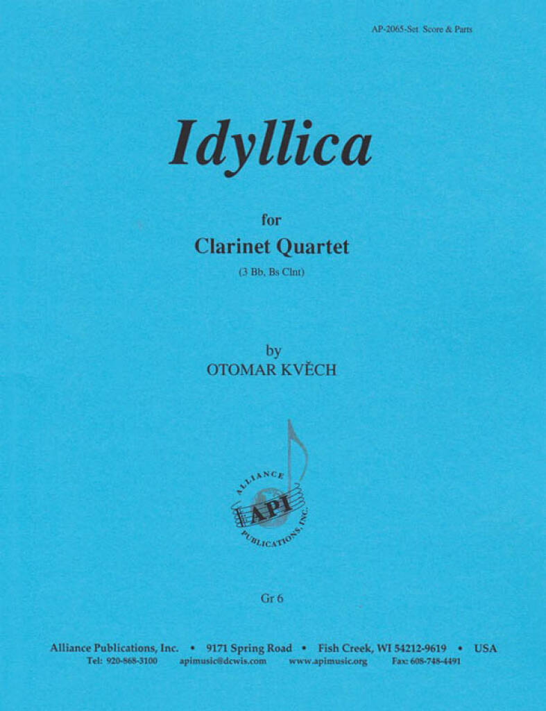 Idyllica For Clarinet Quartet - Set